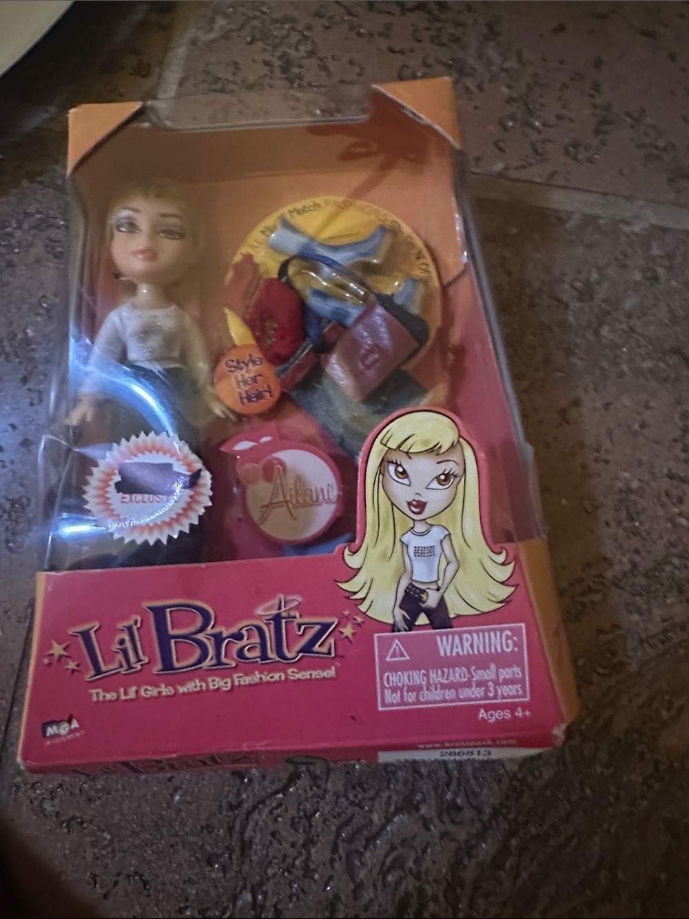 Blonde Fashion Doll with Pink Accessories